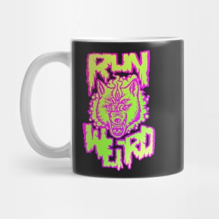 Run Weird - Wolf - Colour Mug